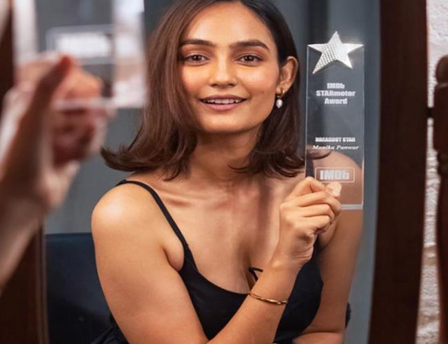 Monika Panwar Receives An Imdb Starmeter Award! 1 Monika panwar reveals delaying a phone call with aamir khan was her biggest mistake in imdb's exclusive segment 'burning questions'!
