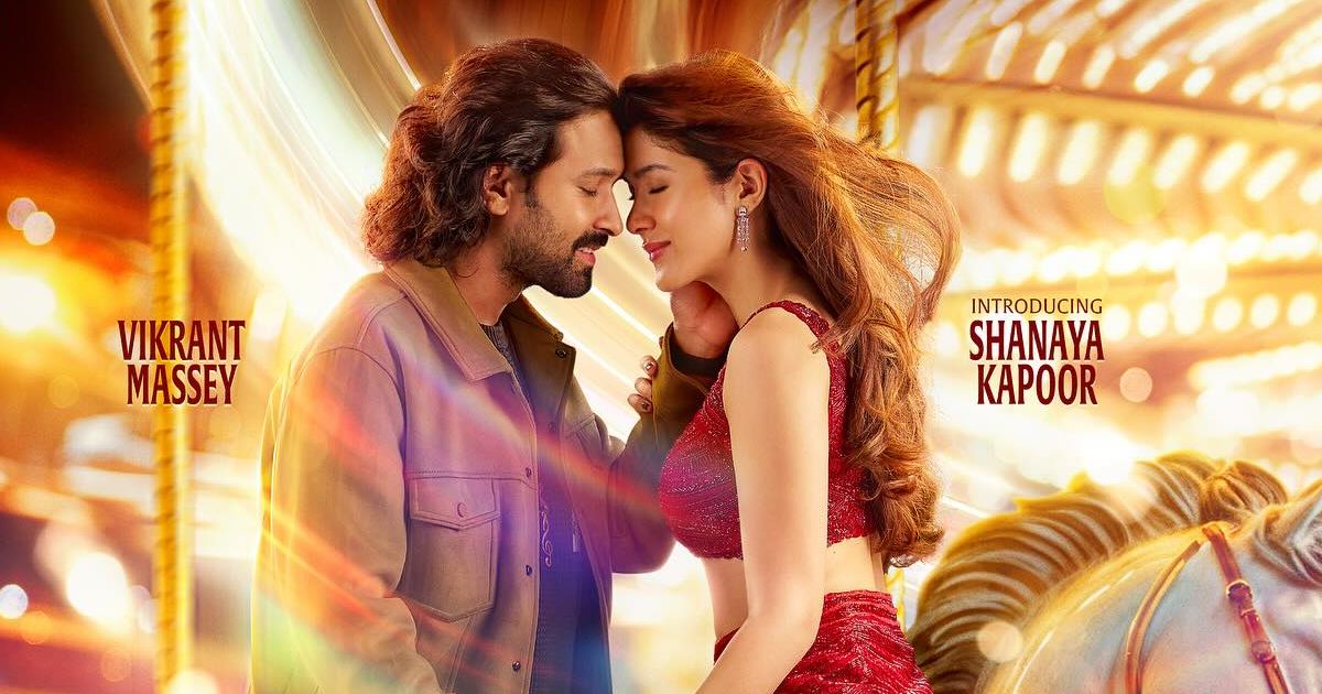 Vikrant massey and shanaya kapoor feature in the first poster of aankhon ki gustaakhiyan.